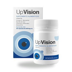 UpVision — Cápsulas para la vista — mejoran la nitidez y alivian la fat